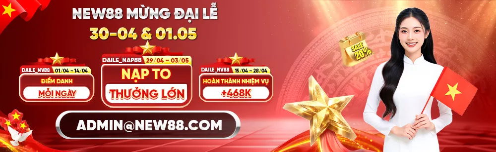NEW88 hot slots and online casino games promotion banner