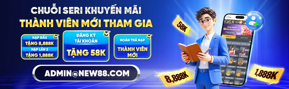 NEW88 live casino, baccarat, and table games promotional offer